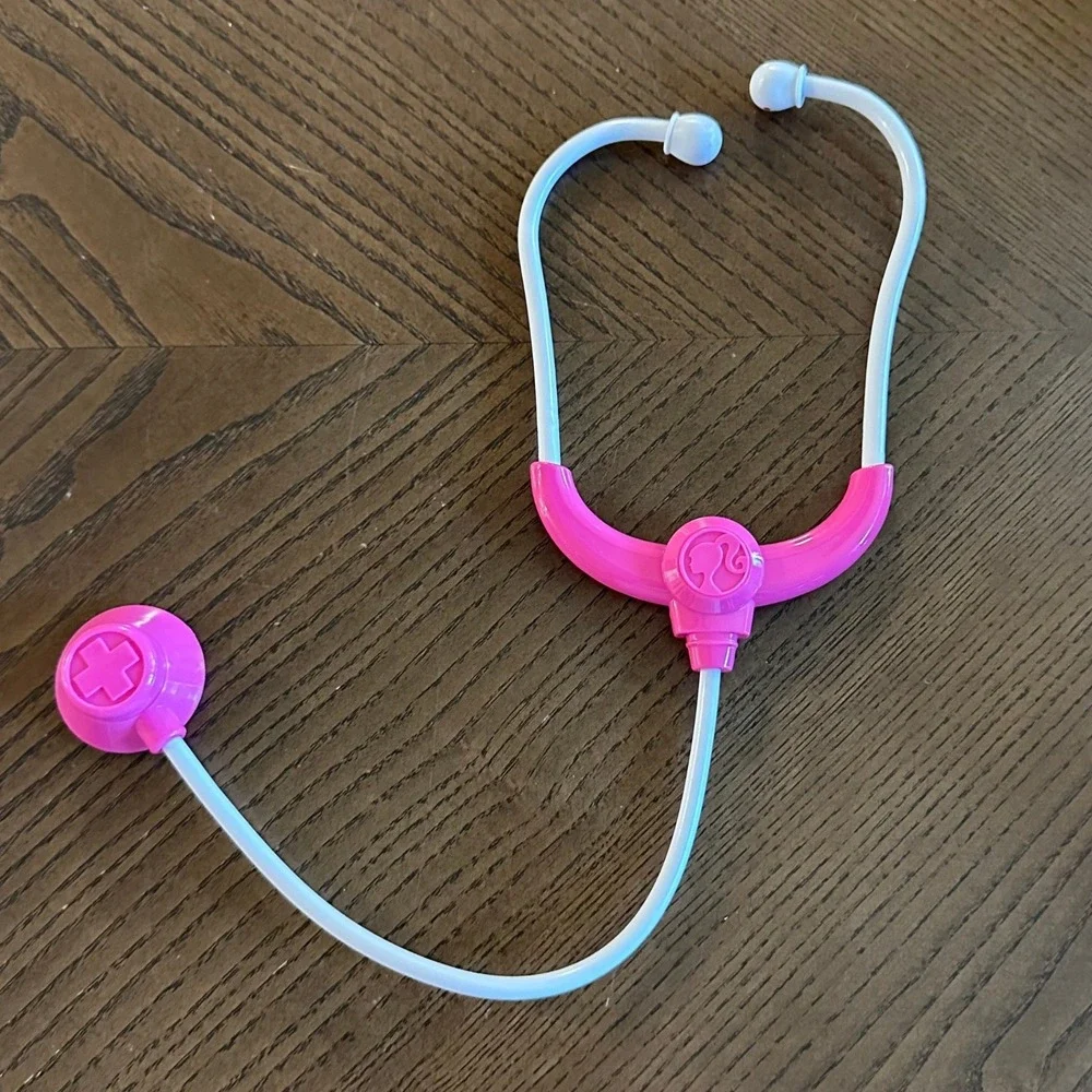 Barbie Kiss and Care Vet Doctor Nurse Stethoscope Replacement Hot Pink 7.25 inch